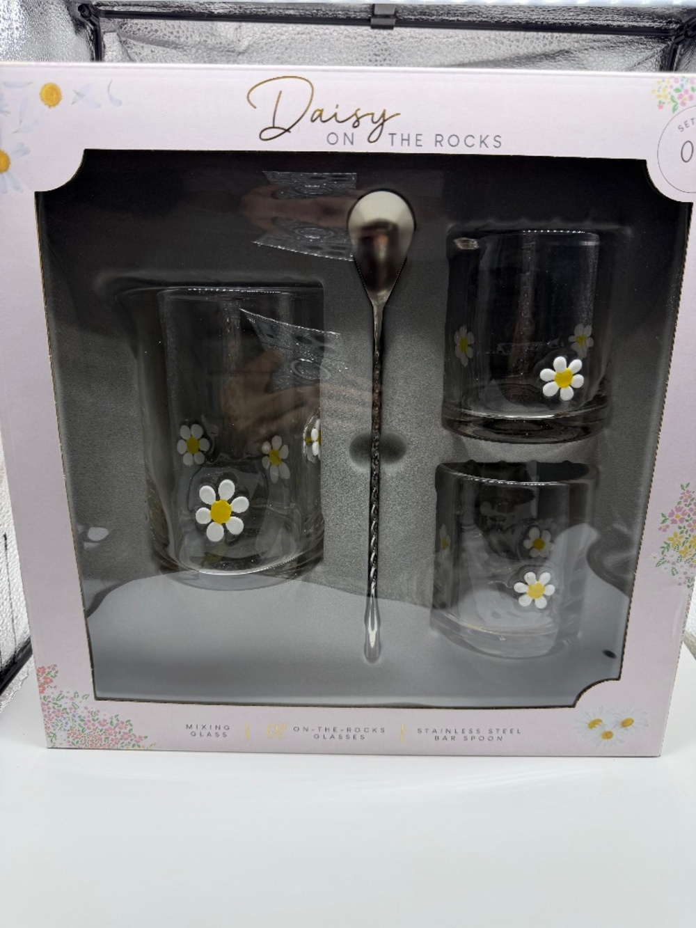 Daisy on the Rocks Drink Set